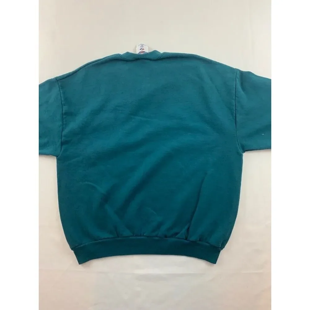 Cal Cup 2001 Vintage Jerzees Mens XL‎ Sweatshirt Blue Fleece Lined Crew Neck
